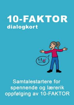 10-FAKTOR dialogkort cover